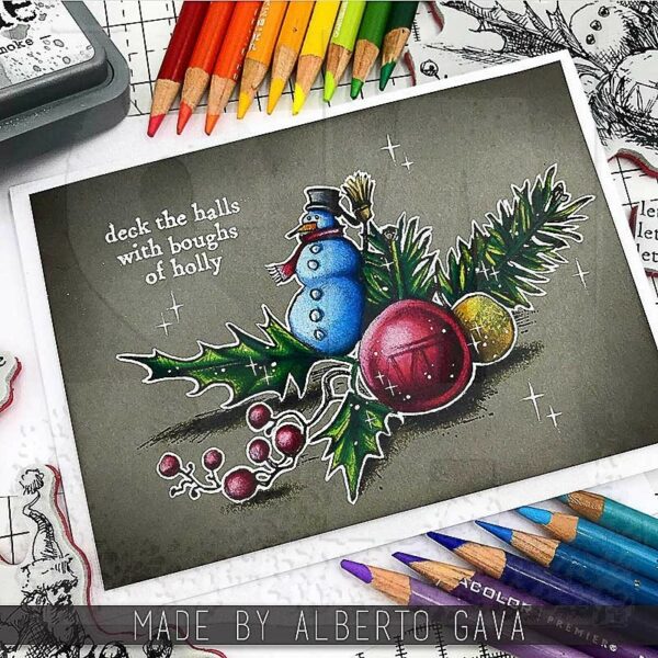 Tim Holtz - Stimplasett - Cozy Christmas - Image 2