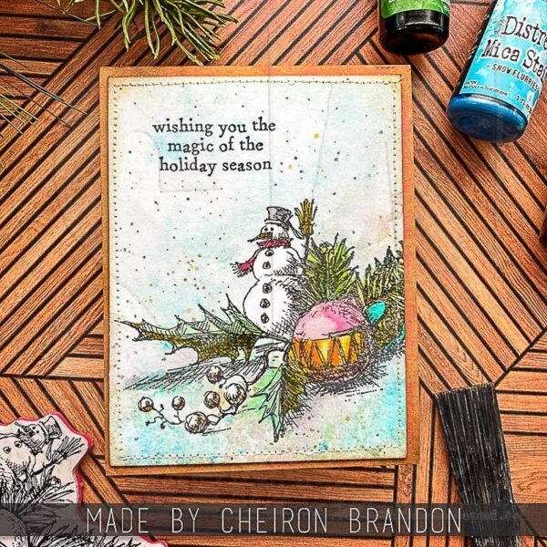 Tim Holtz - Stimplasett - Cozy Christmas - Image 4