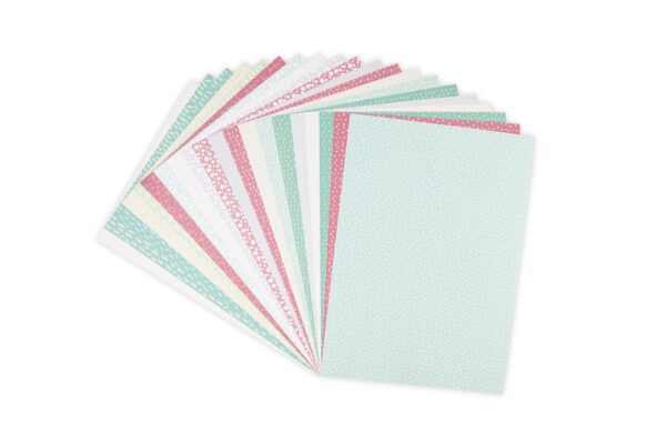 Sizzix - A4 pappír - munstraður marglitur 60stk - Image 5