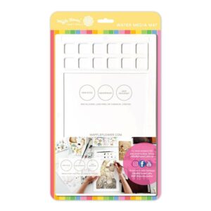 waffle flower - water media mat