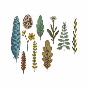Sizzix - Tim Holtz - Skurðarmót - Funky Nature