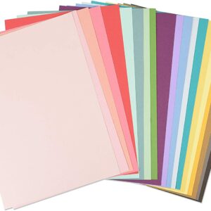 Sizzix - A4 Textured Pappír - Margir Litir - 80stk