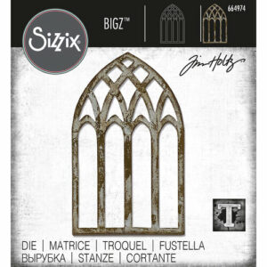 Sizzix - Tim Holtz - Skurðarmót - Cathedral window -BIGZ