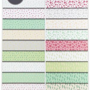 Sizzix - A4 pappír - munstraður marglitur 60stk