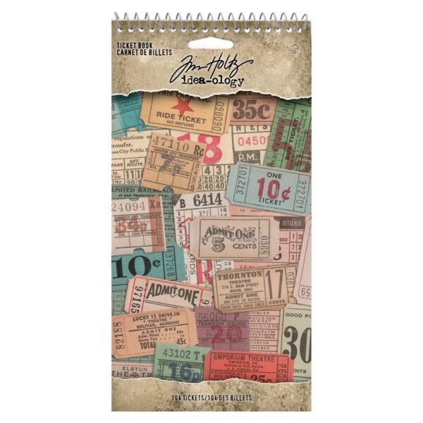 Tim Holtz Idea-ology TICKET BOOK