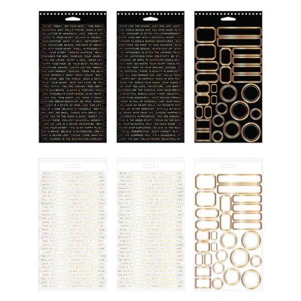 Tim Holtz Idea-ology METALLIC Sticker Book - Image 2