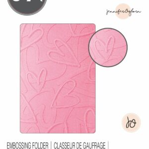 Sizzix Textured Impressions ROMANTIC Multi Level Embossing Folder