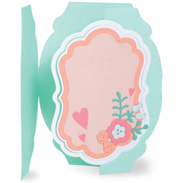 Sizzix - Thinlits Dies - Fold-a-Long - Label Card -  Skurðarmót - Image 3