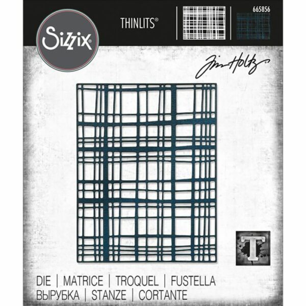 Sizzix - Tim Holtz - Skurðarmót -  SIMPLE PLAID