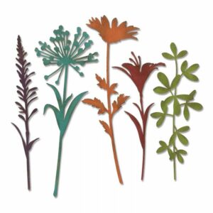 Sizzix - Tim Holtz - Skurðarmót - Wildflower Stems #2