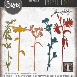 Sizzix - Tim Holtz - Skurðarmót - Wildflower Stems #3