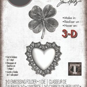 Sizzix - Embossing folder - Impresslits - Embossar og sker - Lucky Love