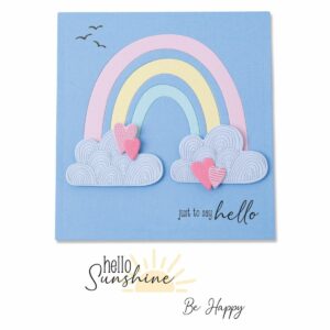 Sizzix - stamp and Die Sett - Rainbow joy