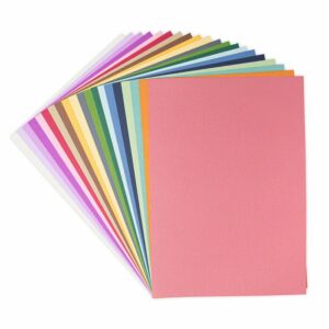 Sizzix - A4 pappír - 20 muted Colors - 80stk