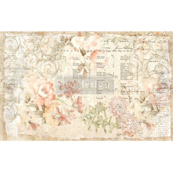 Re-Design - Decor Tissue Paper - Floral Parchment