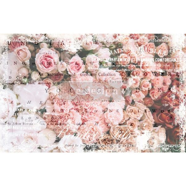 Re-Design - Decor Tissue Paper - Angelic Rose Garden