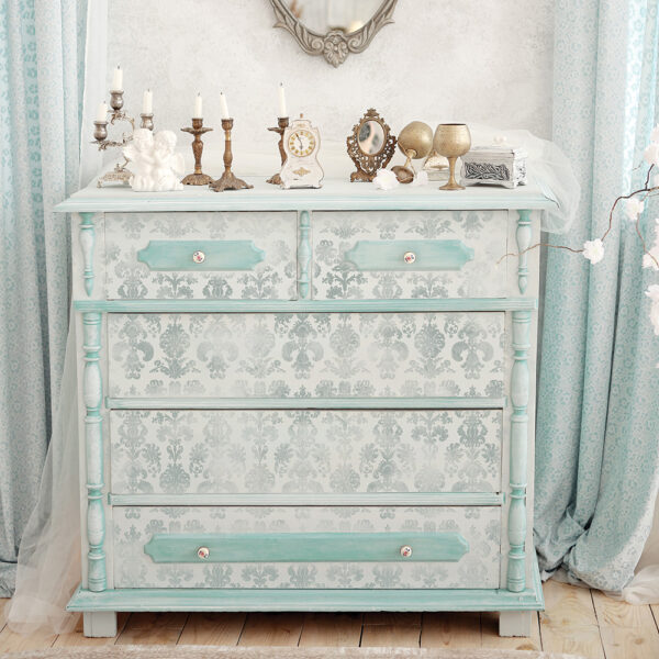 Re-Design - Stimplar - Stamped Damask 12"x12" - Image 4