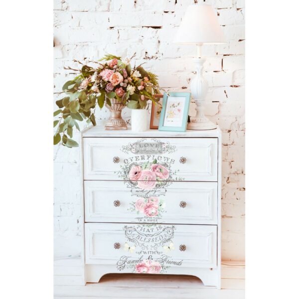 Re-Design Decor Transfers - Overflowing Love 24" x 35" - Image 4