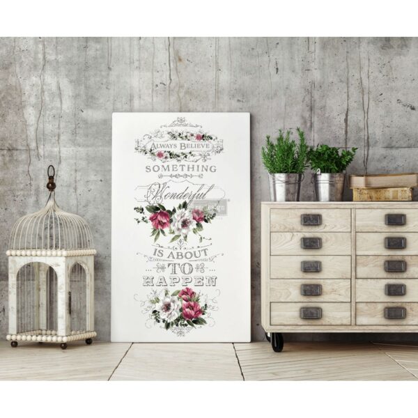 Re-Design Decor Transfers - Hopeful Wishes 24" x 35" - Image 2