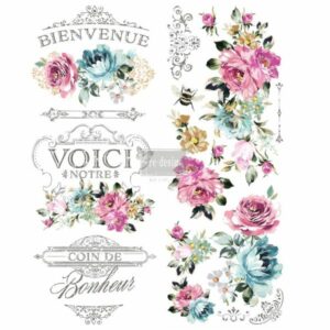 Re-Design Decor Transfers - Fuchsia Sunset 24" x 35"