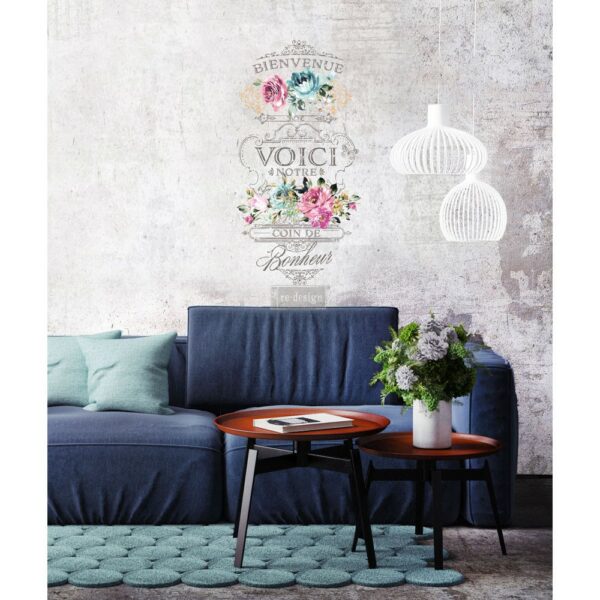 Re-Design Decor Transfers - Fuchsia Sunset 24" x 35" - Image 2