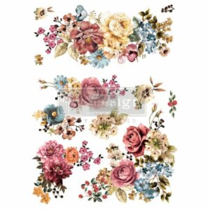 Re-Design Decor Transfers - Ruby Rose 24" x 35"