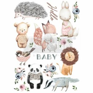 Re-Design Decor Transfers - Hello Baby 24" x 35"