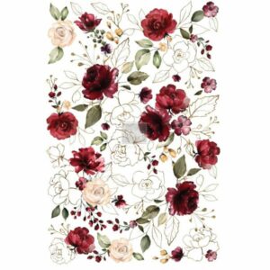 Re-Design Decor Transfers - Midnight Floral 24" x 35"