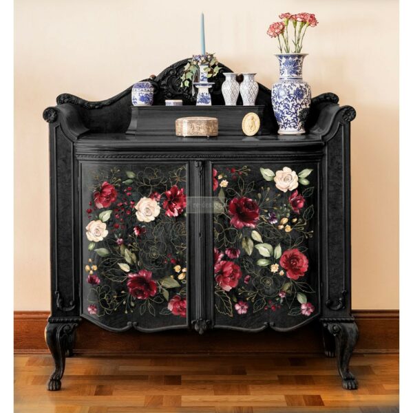 Re-Design Decor Transfers - Midnight Floral 24" x 35" - Image 2