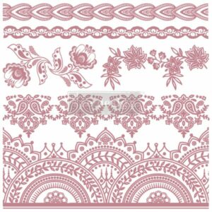 Re-Design - Stimplar - Bohemian Florals 12"x12"