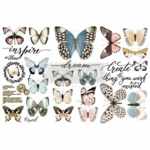 Re-Design Decor Transfers - Papillion Collection 6" x 12"