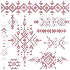 Re-Design - Stimplar - Tribal Prints 12"x12"