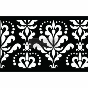 Re-Design – Stensill - 6"Rúlla x 3Y - Damask Flourish