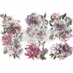 Re-Design Decor Transfers - Dreamy Florals 6" x 12"