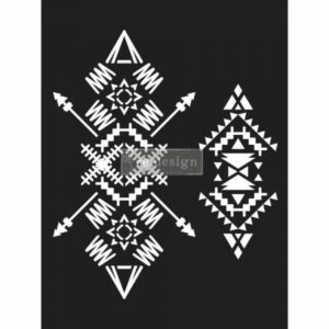 Re-Design – Stensill - Tribal Imprint 9"x12"