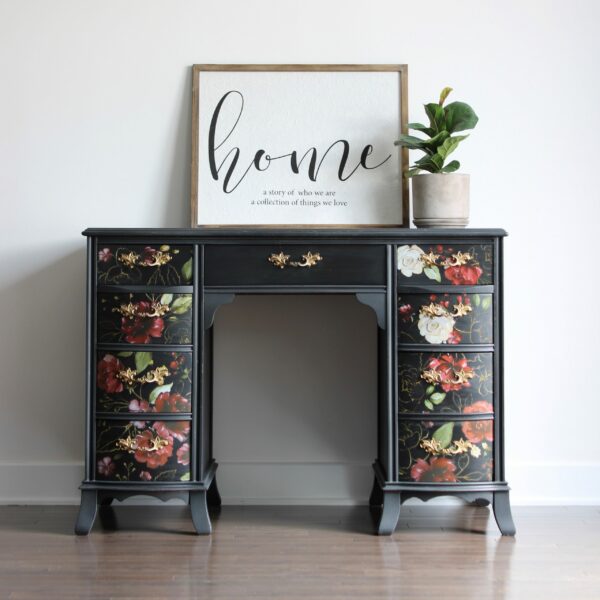 Re-Design Decor Transfers - Midnight Floral 24" x 35" - Image 4