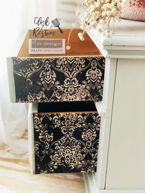 Re-Design - Decor Tissue Paper - Dark Damask - Image 3
