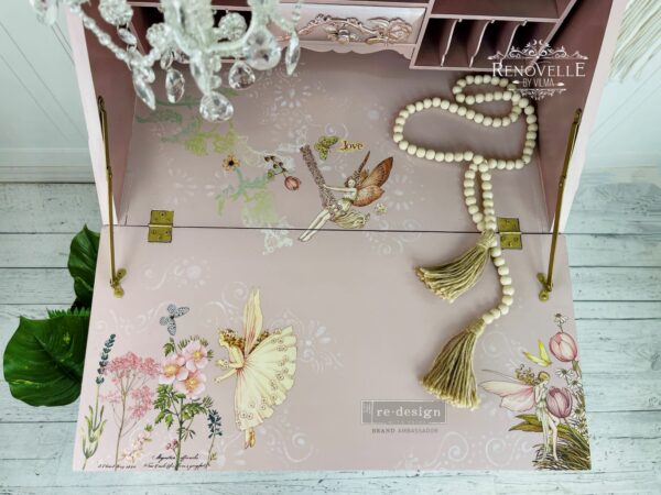 Re-Design Decor Transfers - Fairy Flowers 6" x 12" - Image 6