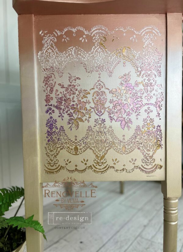 Re-Design Decor Stencils – Distressed Wallpaper 18"x21" - Image 7