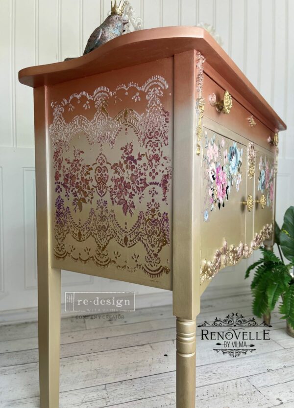 Re-Design Decor Stencils – Distressed Wallpaper 18"x21" - Image 6