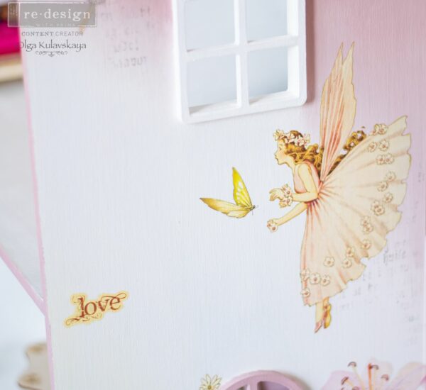 Re-Design Decor Transfers - Fairy Flowers 6" x 12" - Image 8