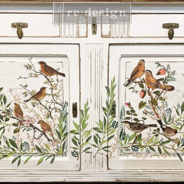 Re-Design Decor Transfers - Postal Birds 24" x 35" - Image 4