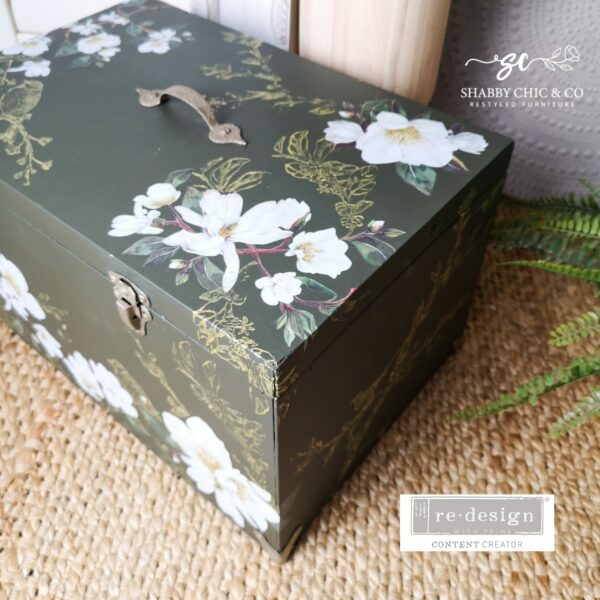 Re-Design Decor Transfers - White Magnolia 6" x 12" - Image 11