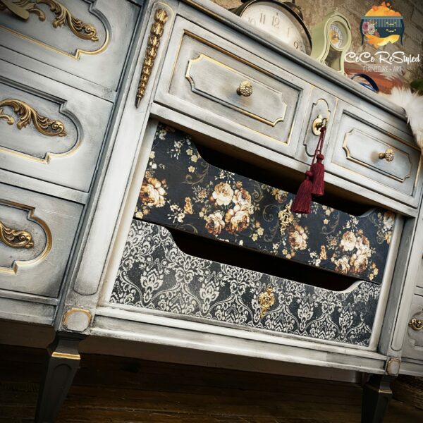 Re-Design - Decor Tissue Paper - Dark Damask - Image 4