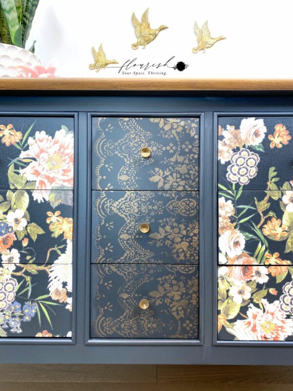 Re-Design Decor Stencils – Distressed Wallpaper 18"x21" - Image 2