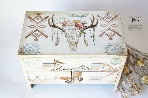 Re-Design Decor Transfers - Bohemian Solstice 6" x 12" - Image 2