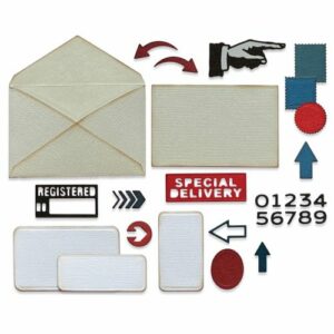 Sizzix - Tim Holtz - Skurðarmót - Postale