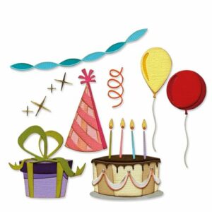Sizzix - Tim Holtz - Skurðarmót - Celebrate Colorize