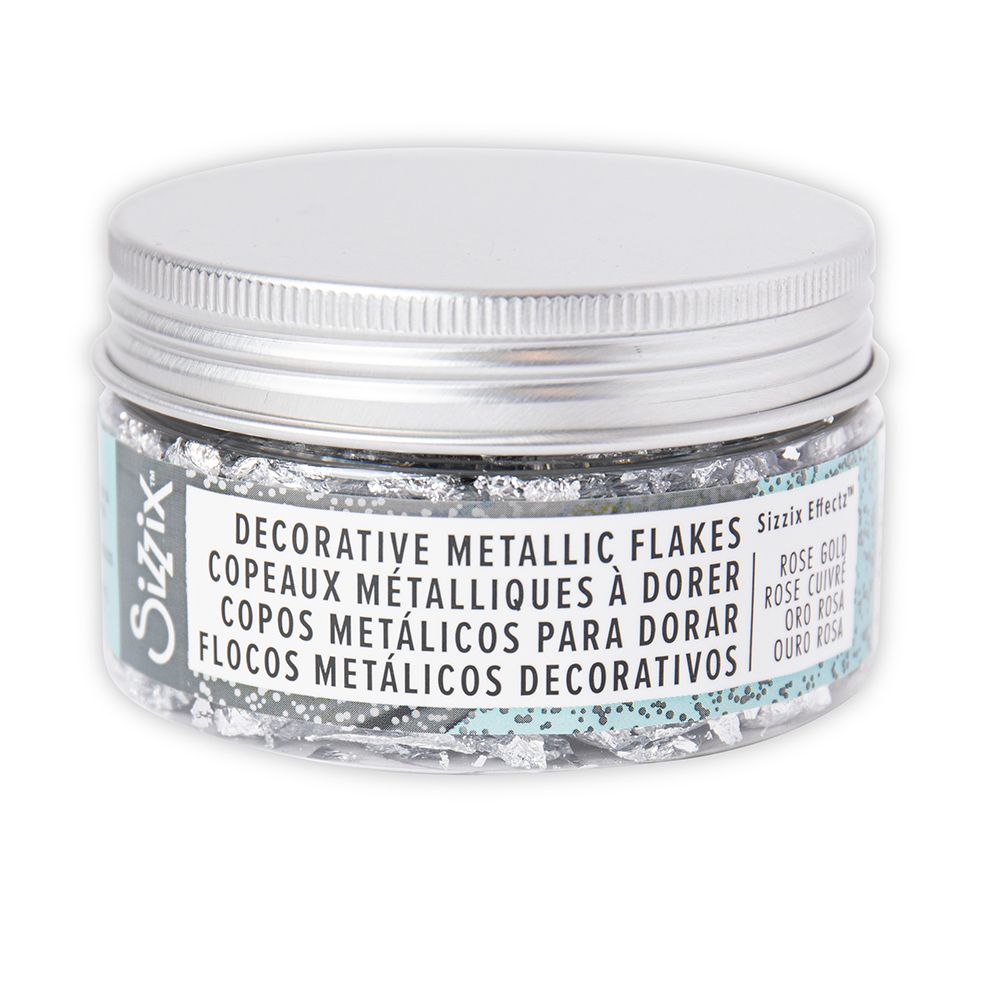 Sizzix Effectz - Decorative Metallic Flakes, Silver