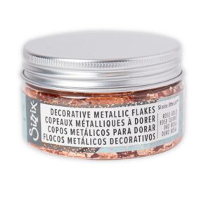 Sizzix Effectz - Decorative Metallic Flakes, Rose Gold